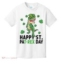 Happy St Patrick's Day T Rex Kids T-Shirt thumb 0