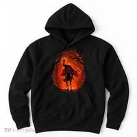 Halloween Scary Pumpkin Headless Horseman Hoodie thumb 0