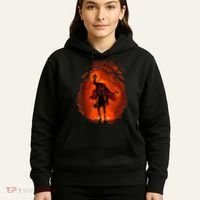 Halloween Scary Pumpkin Headless Horseman Hoodie thumb 5