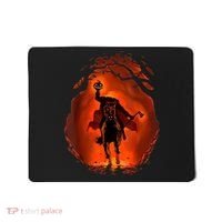 Halloween Scary Pumpkin Headless Horseman Mousepad thumb 0