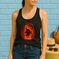 Halloween Scary Pumpkin Headless Horseman Women's Tank Top thumb 2