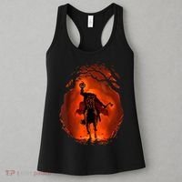 Halloween Scary Pumpkin Headless Horseman Women's Tank Top thumb 3