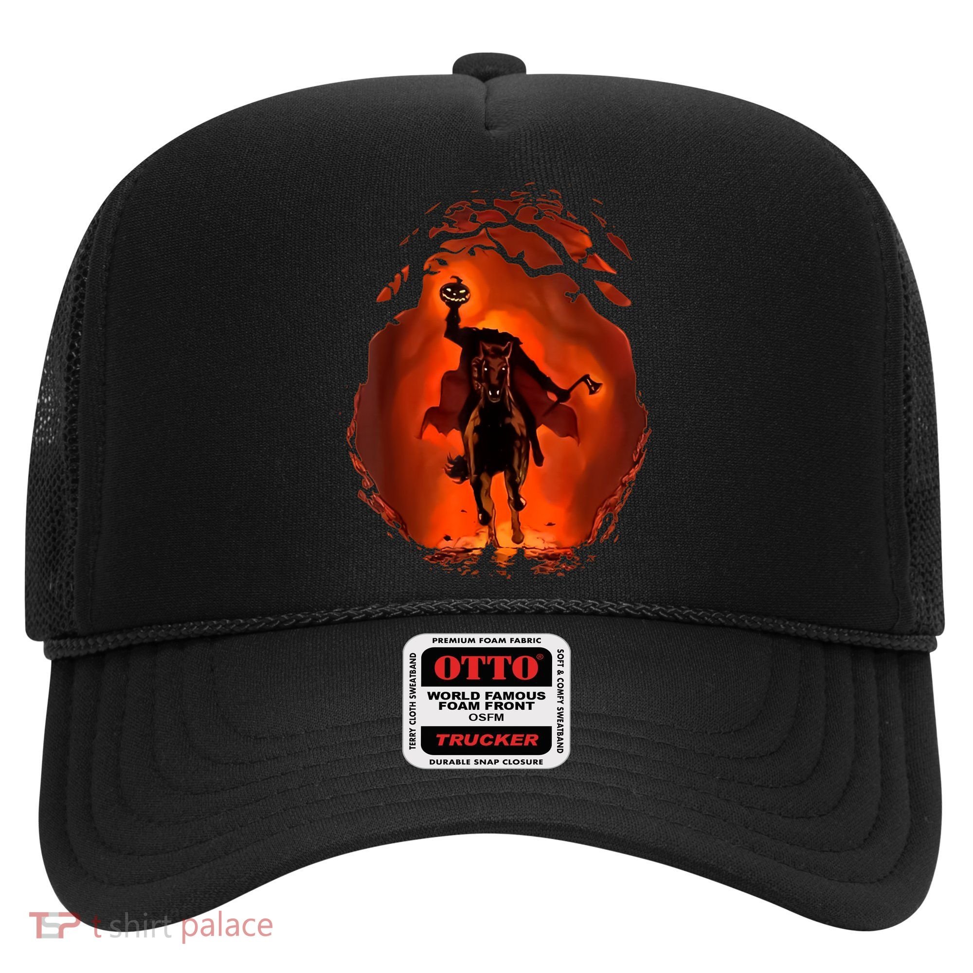 Halloween Scary Pumpkin Headless Horseman Hat