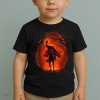 Halloween Scary Pumpkin Headless Horseman Toddler T-Shirt thumb 2