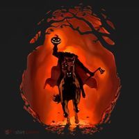 Halloween Scary Pumpkin Headless Horseman Toddler T-Shirt thumb 4