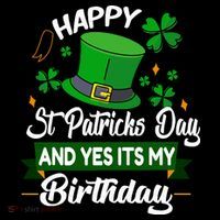 Happy St Patricks Day ItS My Birthday Saint Patricks Day Ornament thumb 1