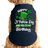 Happy St Patricks Day ItS My Birthday Saint Patricks Day Doggie Tank thumb 0