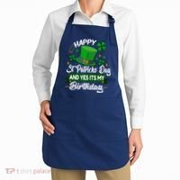 Happy St Patricks Day ItS My Birthday Saint Patricks Day Apron thumb 2