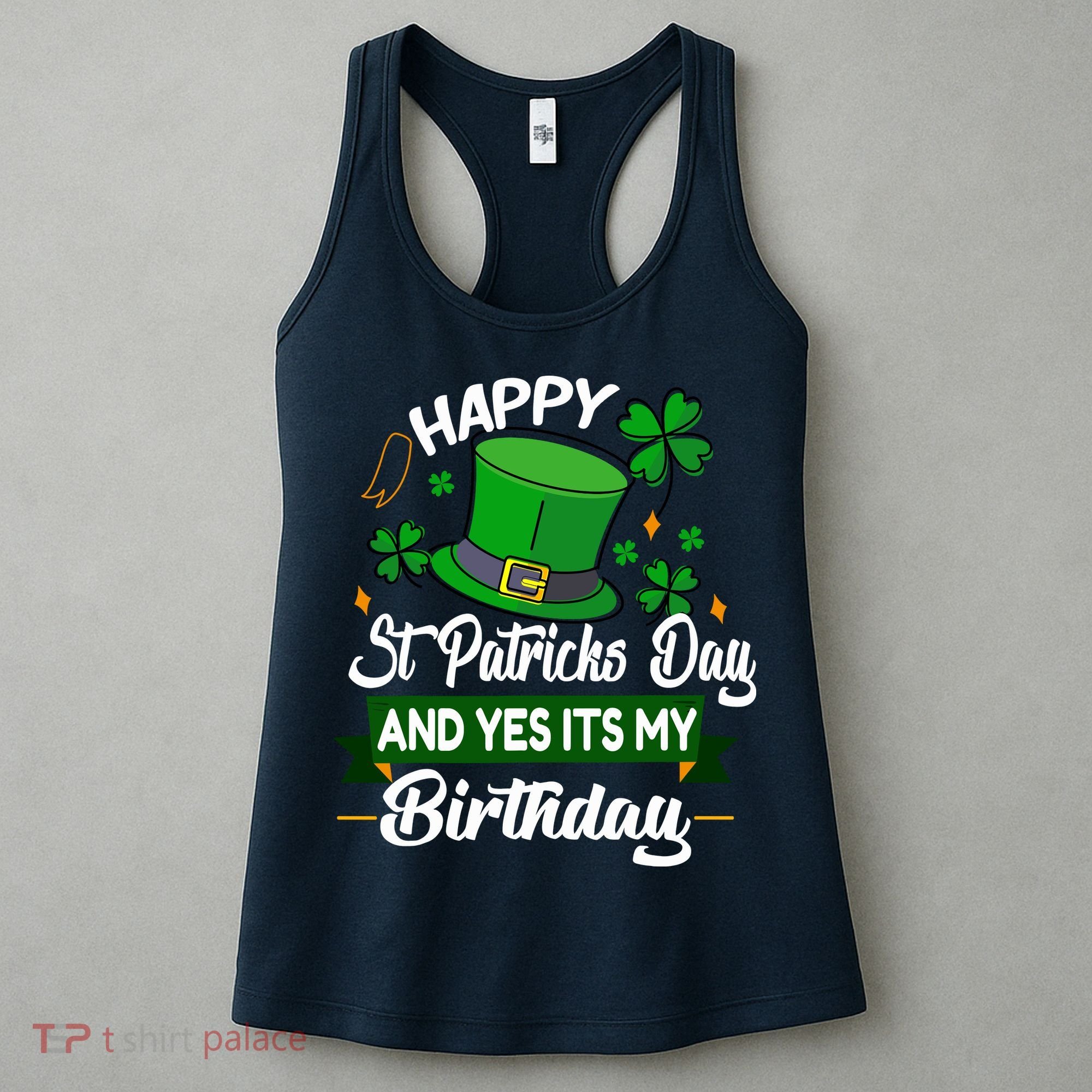 Happy St Patricks Day ItS My Birthday Saint Patricks Day Women's Tank Top