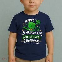 Happy St Patricks Day ItS My Birthday Saint Patricks Day Toddler T-Shirt thumb 2