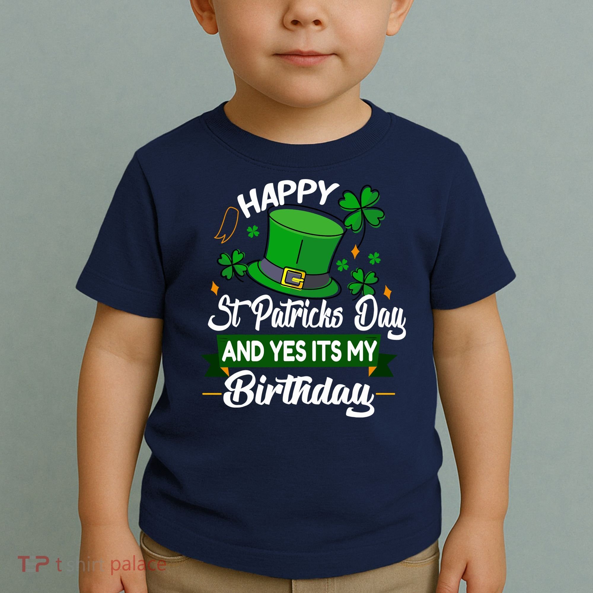 Happy St Patricks Day ItS My Birthday Saint Patricks Day Toddler T-Shirt