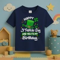 Happy St Patricks Day ItS My Birthday Saint Patricks Day Toddler T-Shirt thumb 3