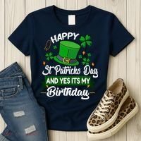 Happy St Patricks Day ItS My Birthday Saint Patricks Day Women's T-Shirt thumb 3