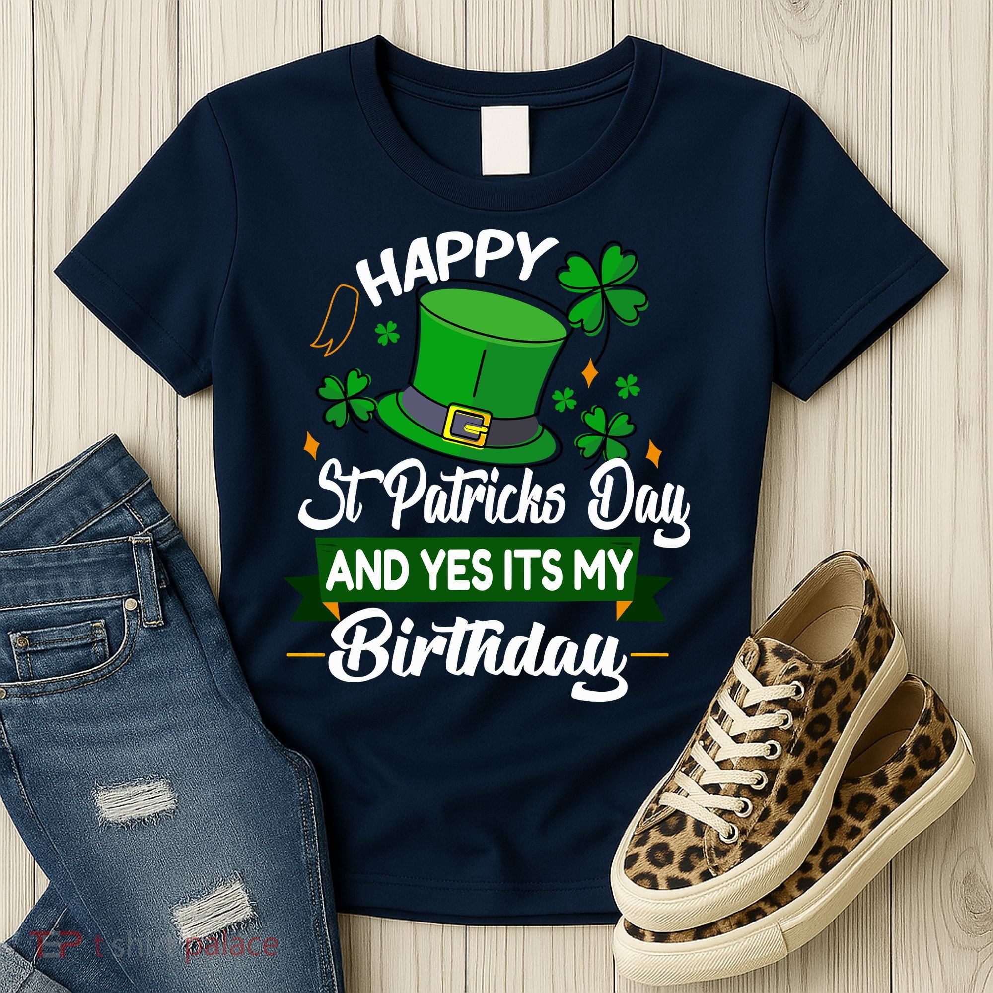 Happy St Patricks Day ItS My Birthday Saint Patricks Day Women's T-Shirt