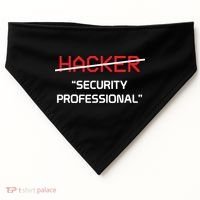 Hacker Security Professional Funny Programmer Gift USA-Made Doggie Bandana thumb 0