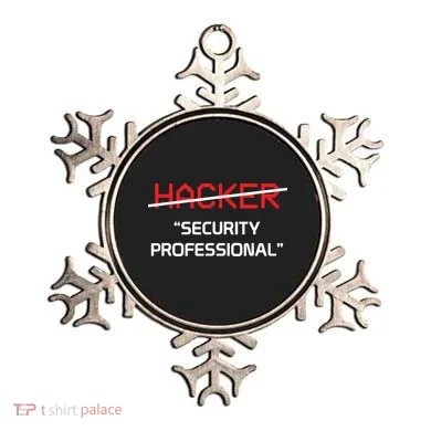 Hacker Security Professional Funny Programmer Gift Ornament