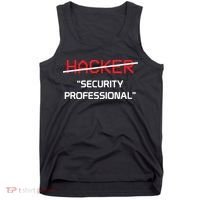 Hacker Security Professional Funny Programmer Gift Tank Top thumb 0