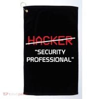 Hacker Security Professional Funny Programmer Gift Golf Towel thumb 0
