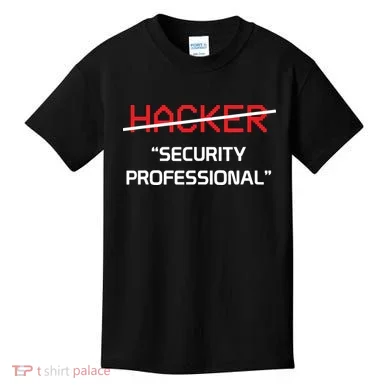 Hacker Security Professional Funny Programmer Gift Kids T-Shirt
