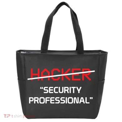 Hacker Security Professional Funny Programmer Gift Tote Bag