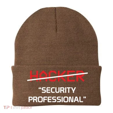 Hacker Security Professional Funny Programmer Gift Beanie