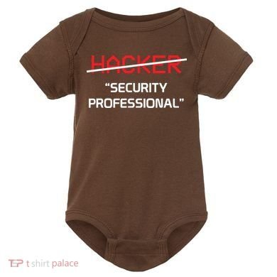 Hacker Security Professional Funny Programmer Gift Baby Bodysuit