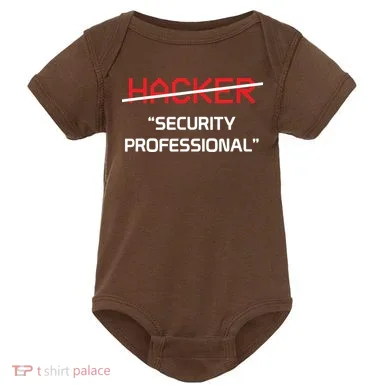 Hacker Security Professional Funny Programmer Gift Baby Bodysuit