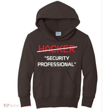 Hacker Security Professional Funny Programmer Gift Kids Hoodie