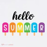 Hello Summer Popsicle Colorful T-Shirt thumb 7