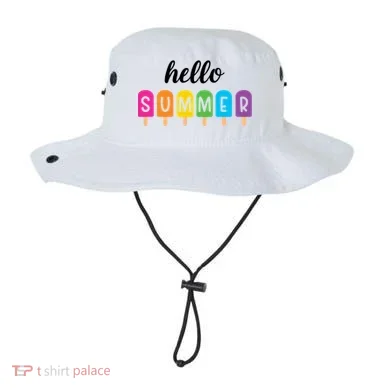 Hello Summer Popsicle Colorful Bucket Hat