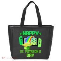 Happy St Patricks Day Retro Pixel Video Game Tote Bag thumb 0