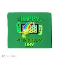 Happy St Patricks Day Retro Pixel Video Game Mousepad thumb 0