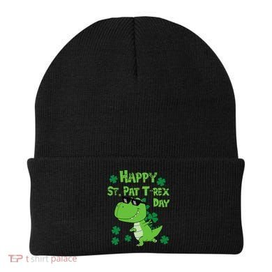 Happy St Pat Rex Dinosaur Saint Patrick'S Day Beanie