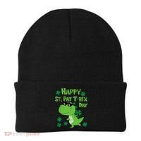Happy St Pat Rex Dinosaur Saint Patrick'S Day Beanie thumb 0