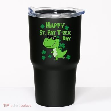 Happy St Pat Rex Dinosaur Saint Patrick'S Day Tumbler