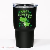 Happy St Pat Rex Dinosaur Saint Patrick'S Day Tumbler thumb 0