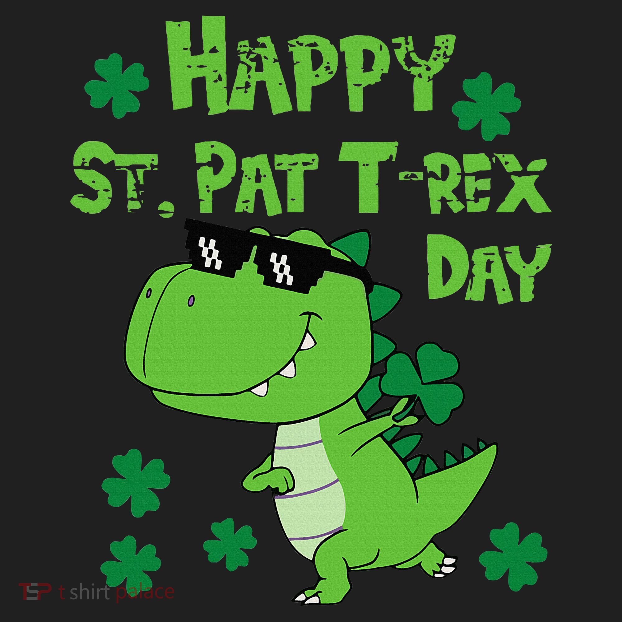 Happy St Pat Rex Dinosaur Saint Patrick'S Day Tumbler
