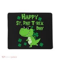 Happy St Pat Rex Dinosaur Saint Patrick'S Day Mousepad thumb 0