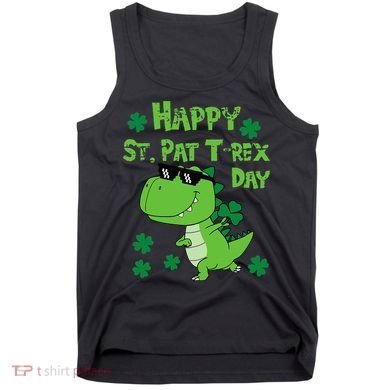 Happy St Pat Rex Dinosaur Saint Patrick'S Day Tank Top