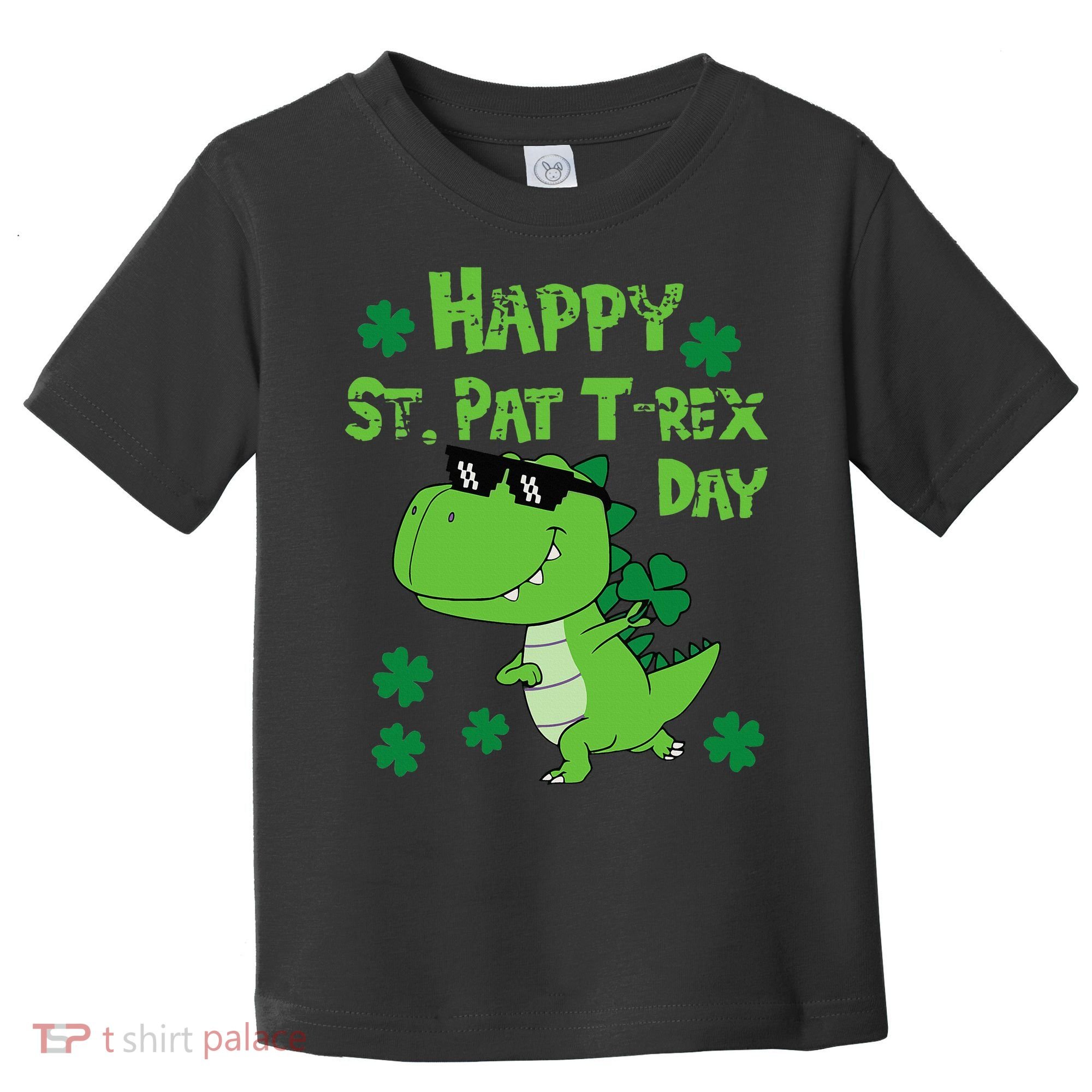 Happy St Pat Rex Dinosaur Saint Patrick'S Day Toddler T-Shirt