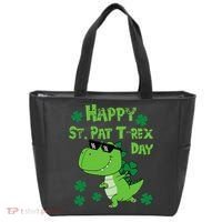 Happy St Pat Rex Dinosaur Saint Patrick'S Day Tote Bag thumb 0