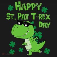 Happy St Pat Rex Dinosaur Saint Patrick'S Day Tote Bag thumb 4