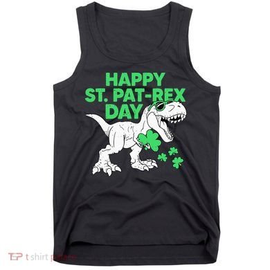 Happy St Pat Rex Day St Patricks Dinosaur Tank Top