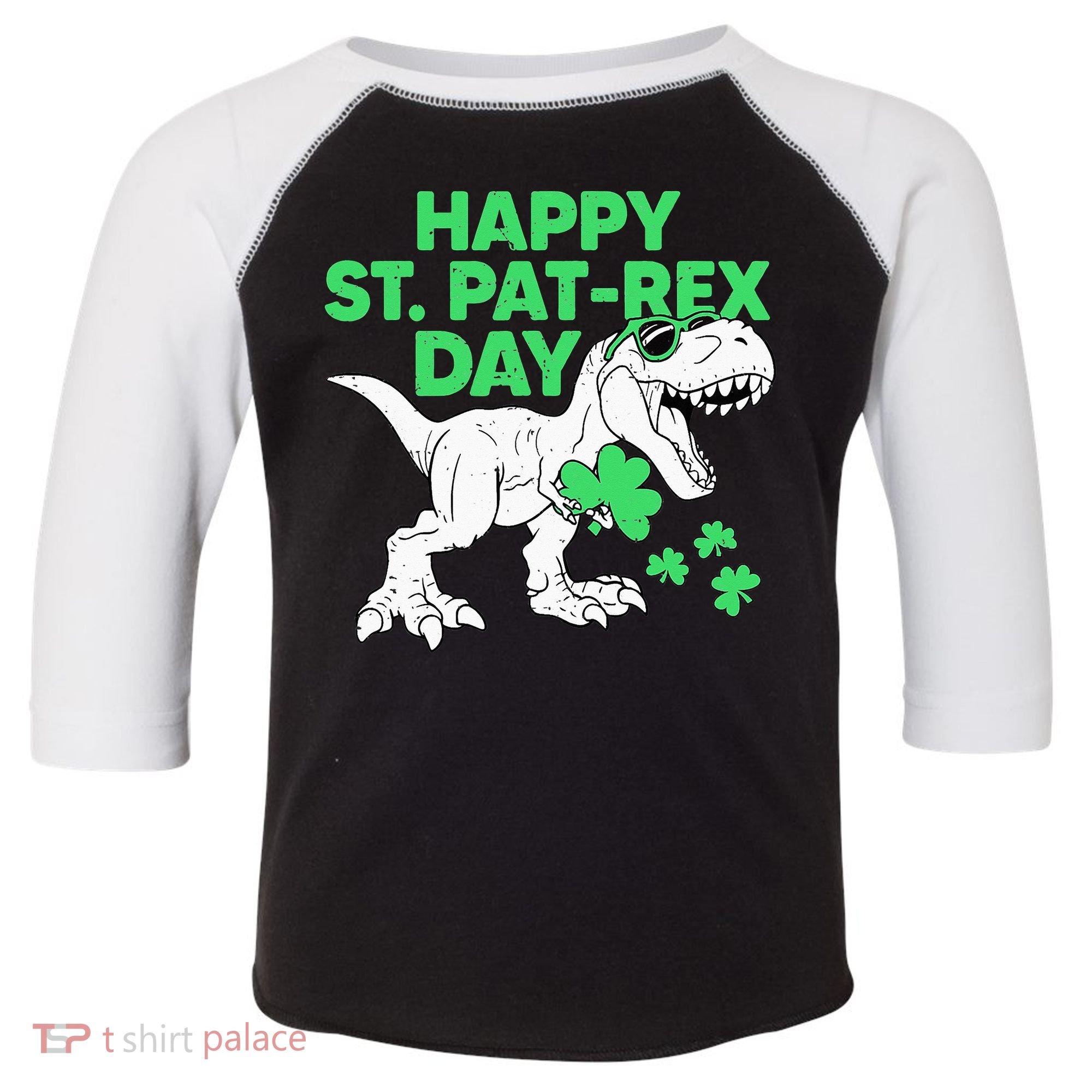 Happy St Pat Rex Day St Patricks Dinosaur Toddler Fine Jersey T-Shirt