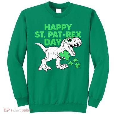 Happy St Pat Rex Day St Patricks Dinosaur Sweatshirt
