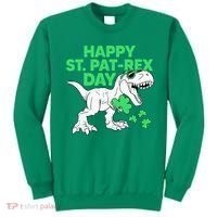 Happy St Pat Rex Day St Patricks Dinosaur Sweatshirt thumb 0