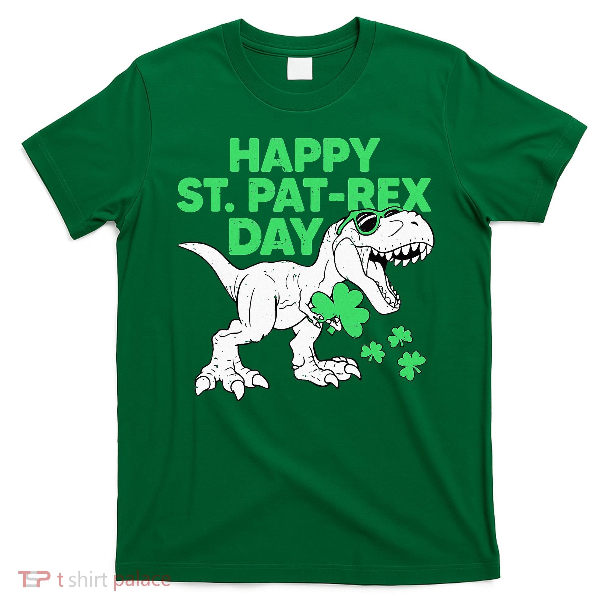 Happy St Pat Rex Day St Patricks Dinosaur T-Shirt