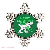 Happy St Pat Rex Day St Patricks Dinosaur Ornament thumb 0