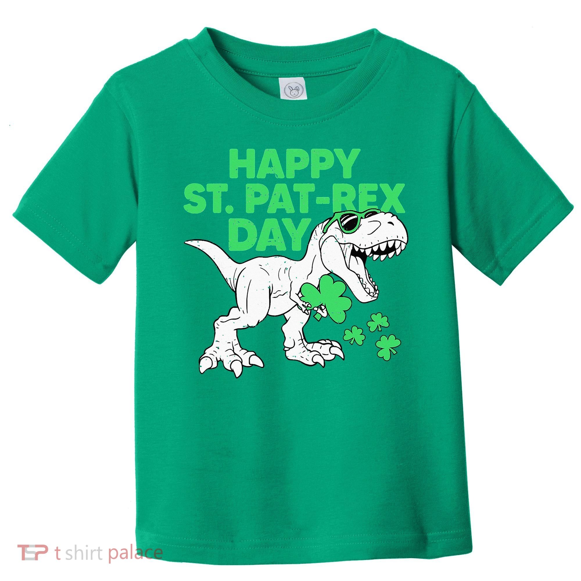 Happy St Pat Rex Day St Patricks Dinosaur Toddler T-Shirt