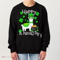 Happy St Patrick's Day Irish Shamrock Leprechaun Women's Sweatshirt thumb 0